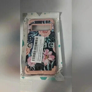 Google Pixel 6 Pro Case, Heavy Duty Shockproof Protection Floral Print (EUC)